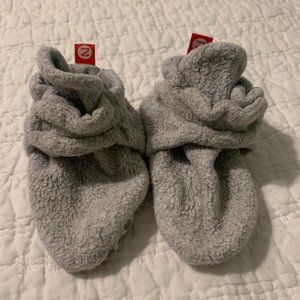Zutano Cozie Fleece Baby Booties with Grippers